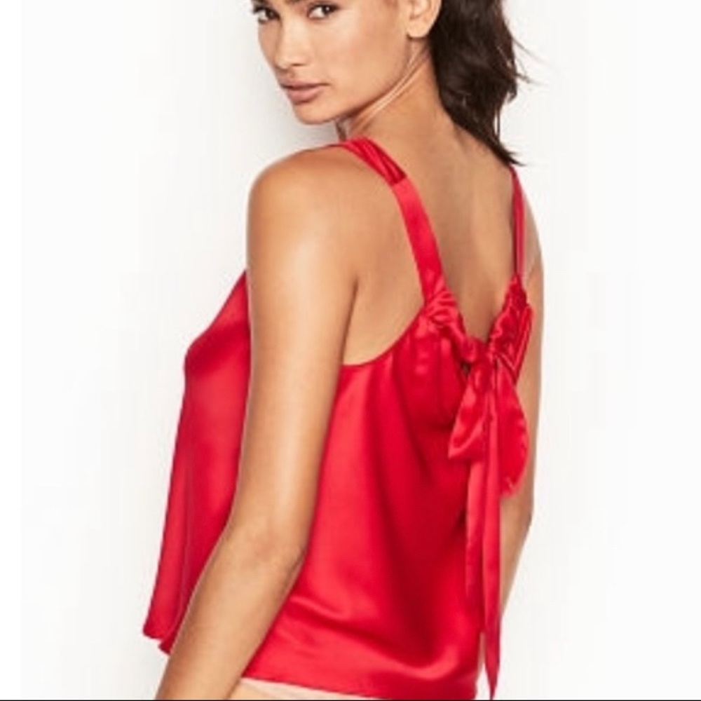 Victoria’s Secret Satin Bow Back Tank